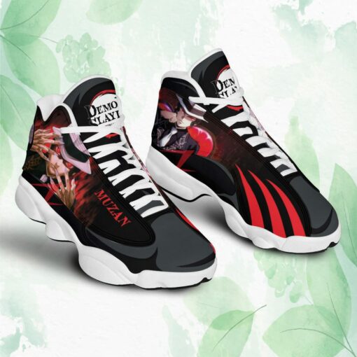 demon slayer muzan air jordan 13 sneakers custom anime shoes 1 lb1chi