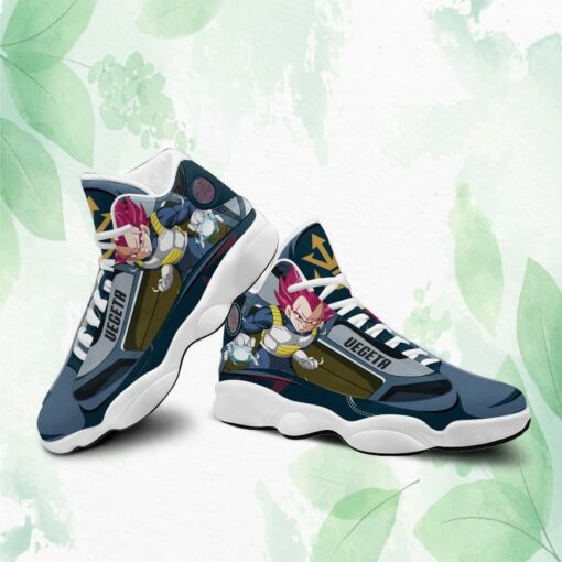 Dragon Ball Vegeta Super Saiyan God Air Jordan 13 Sneakers
