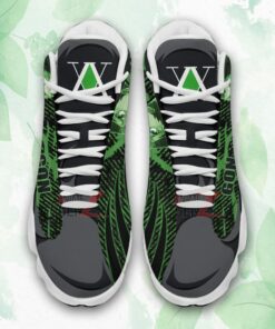 hunter x hunter air jordan 13 sneakers custom gon freecss anime shoes 2 pktplt