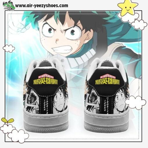 Izuku Midoriya Air Sneakers Custom Deku My Hero Academia Anime Shoes