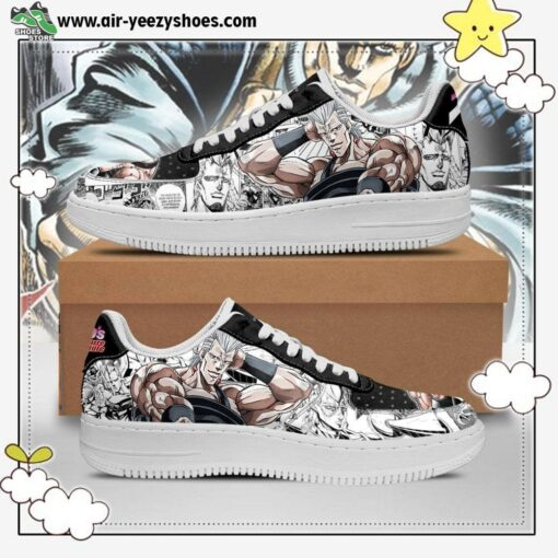 Jean Pierre Polnareff Air Sneakers Manga Style JoJo’s Anime Shoes