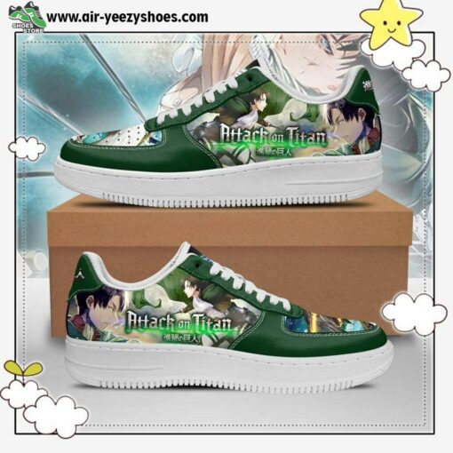 Levi Ackerman Attack On Titan Air Sneakers AOT Anime Shoes