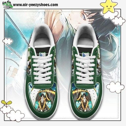 Levi Ackerman Attack On Titan Air Sneakers AOT Anime Shoes
