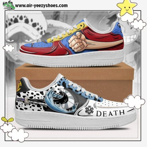 Luffy And Law Air Sneakers Custom Anime One Piece Shoes
