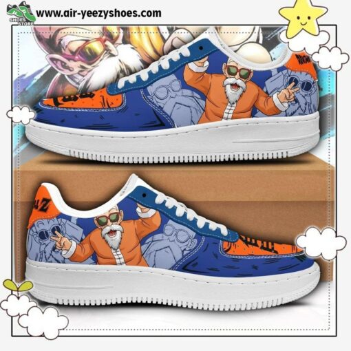 Master Roshi Air Sneakers Custom Dragon Ball Anime Shoes
