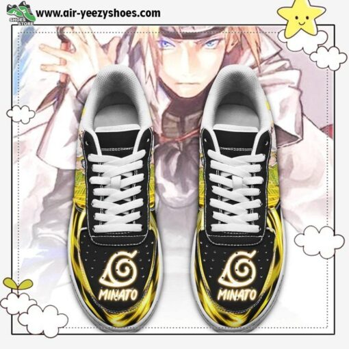 Minato Namikaze Air Sneakers Custom Shoes Anime Shoes Leather
