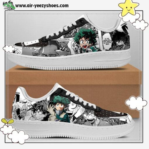 My Hero Academia Air Sneakers Custom BNHA Manga Mixed Anime Shoes