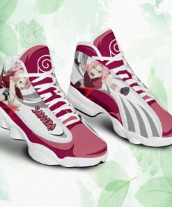 naruto haruno sakura air jordan 13 sneakers custom anime shoes 1 esku4u