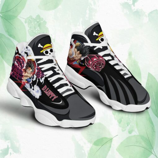 one piece luffy gear 4 air jordan 13 sneakers custom anime shoes 1 njm6fs