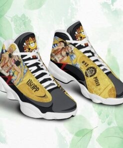 one piece usopp air jordan 13 sneakers custom anime shoes 1 uzbmqj