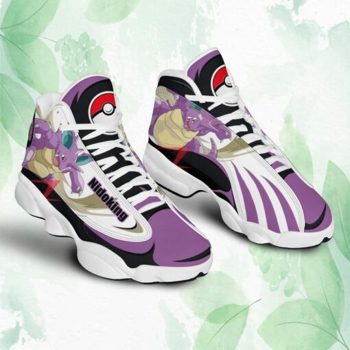 pokemon nidoking air jordan 13 sneakers custom anime shoes 1 vqutxu