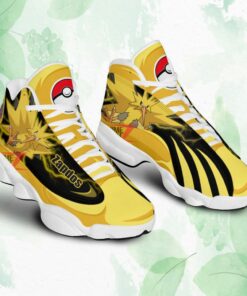 pokemon zapdos air jordan 13 sneakers custom anime shoes 1 vhenhw