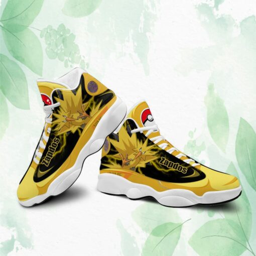 pokemon zapdos air jordan 13 sneakers custom anime shoes 3 u7ic6i