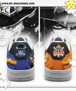 portgas ace and sabo air sneakers custom mera mera one piece anime shoes 4 qwnjns