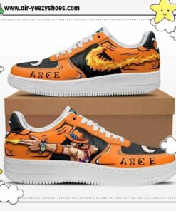 portgas d ace air sneakers custom fire anime one piece shoes 1 t86gd7