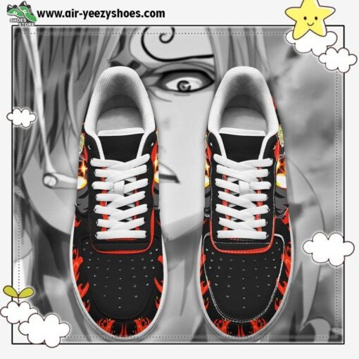Sanji Black Leg Air Sneakers Custom Anime One Piece Shoes