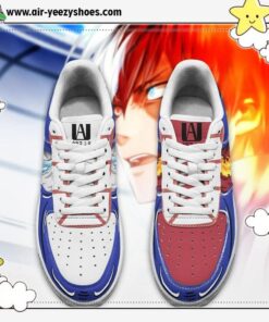 Shoto Todoroki Ice And Fire Air Sneakers Custom Anime My Hero Academia Shoes