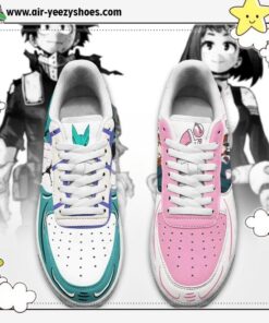 uraraka and deku air sneakers custom anime my hero academia shoes 3 kr8eu9