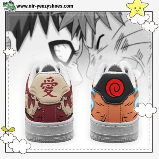 uzumaki and gaara air sneakers custom jutsu anime shoes 4 pgmepo