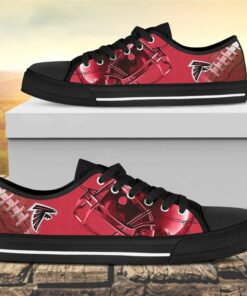 Atlanta Falcons Canvas Low Top Shoes