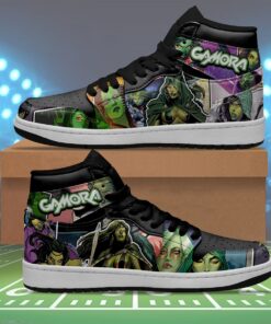 Avenger Gamora Jordan 1 High Sneaker Boots