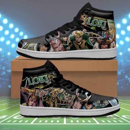 Avenger Loki Jordan 1 High Sneaker Boots