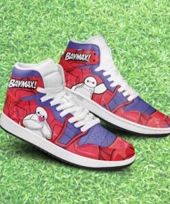 Baymax Jordan 1 High Sneaker Boots Super Heroes Sneakers
