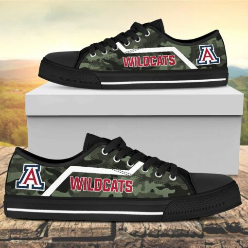 Camouflage Arizona Wildcats Canvas Low Top Shoes
