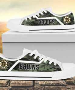 camouflage boston bruins canvas low top shoes 1 r8zpgd