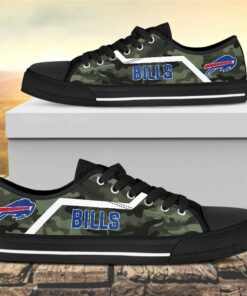 camouflage buffalo bills canvas low top shoes 2 x7ey7q