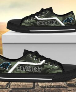 camouflage carolina panthers canvas low top shoes 2 dczqjw