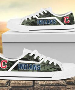 camouflage cleveland indians canvas low top shoes 1 ribhpj