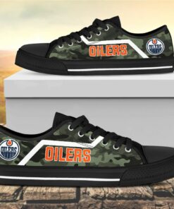 camouflage edmonton oilers canvas low top shoes 2 ti8cwb