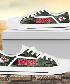 camouflage kansas city chiefs canvas low top shoes 1 g8rogt
