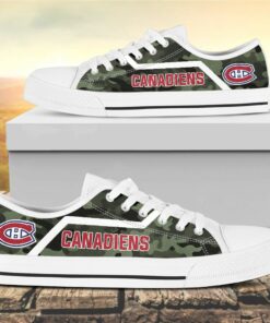 camouflage montreal canadiens canvas low top shoes 1 xz5fo3