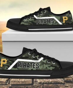 camouflage pittsburgh pirates canvas low top shoes 2 dql6ev
