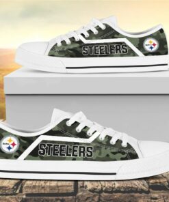 camouflage pittsburgh steelers canvas low top shoes 1 xa0voo