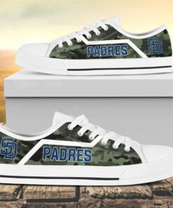 camouflage san diego padres canvas low top shoes 1 ehsmyo