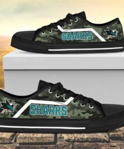 camouflage san jose sharks canvas low top shoes 2 u3fyes
