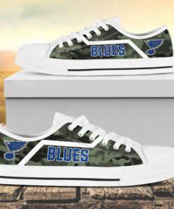 camouflage st. louis blues canvas low top shoes 1 tr202v