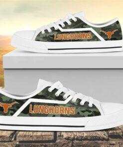 camouflage texas longhorns canvas low top shoes 1 e3sjmh