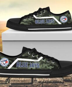 camouflage toronto blue jays canvas low top shoes 2 doxg9a
