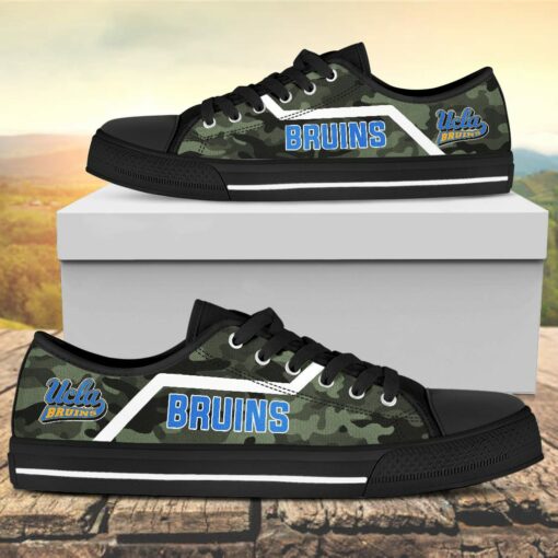 Camouflage UCLA Bruins Canvas Low Top Shoes