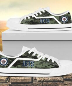 camouflage winnipeg jets canvas low top shoes 2 vdpoap