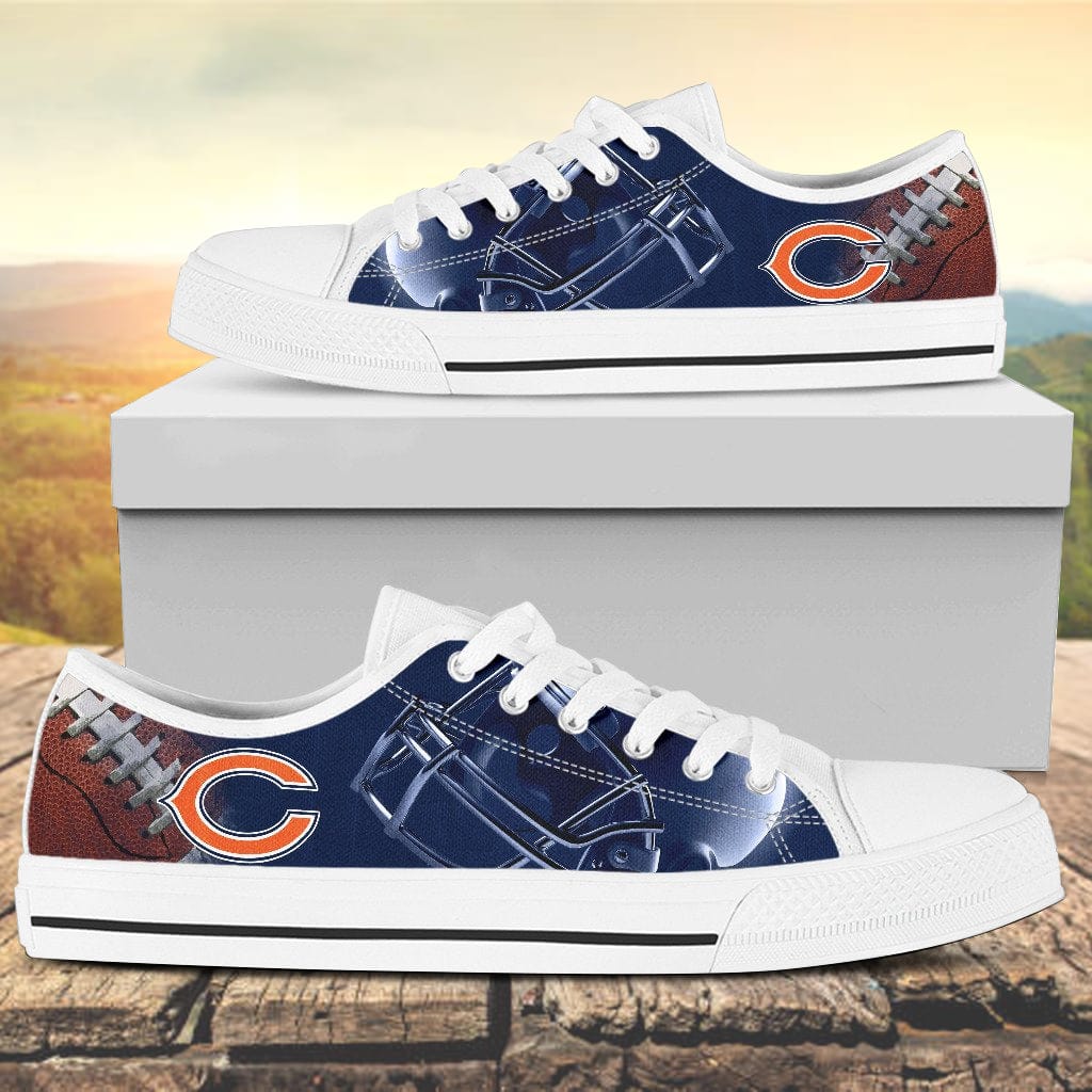 Chicago Bears Canvas Low Top Shoes