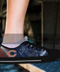 chicago bears canvas low top shoes 3 ucczpz