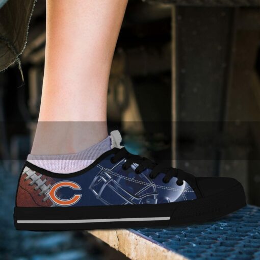 Chicago Bears Canvas Low Top Shoes