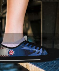 chicago cubs canvas low top shoes 3 fqr2yv