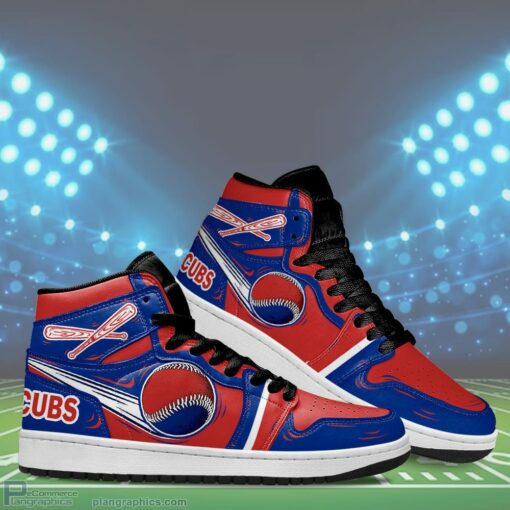 Chicago Cubs Jordan 1 High Sneaker Boots For Fans Sneakers