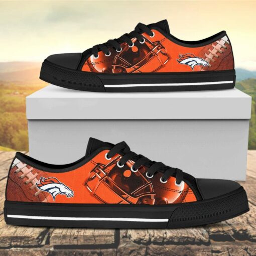 Denver Broncos Canvas Low Top Shoes
